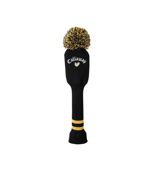 キャロウェイ（CALLAWAY）ヘッドカバーAM ラブキャロウェイ ニット ユーティリティ用 LOVE CAL Knit UT HC 26 FW BLK