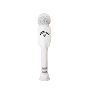 キャロウェイ（CALLAWAY）ヘッドカバーAM ラブキャロウェイ ニット ユーティリティ用 LOVE CAL Knit UT HC 26 FW WHT