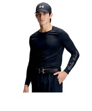 アンダーアーマー（UNDER ARMOUR）HEATGEAR FITTED NOVELTY 長袖クルーネックシャツ 6016704 001