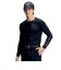 アンダーアーマー（UNDER ARMOUR）HEATGEAR FITTED NOVELTY 長袖クルーネックシャツ 6016704 001