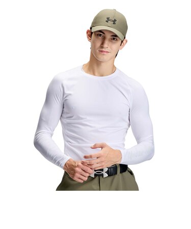 アンダーアーマー（UNDER ARMOUR）HEATGEAR FITTED NOVELTY 長袖クルーネックシャツ 6016704 100