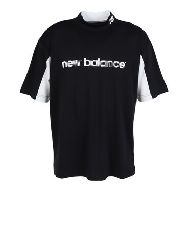 ニューバランス（new balance）ゴルフウェア 超速乾 半袖モックネック プルオーバー 012-6266001-010