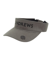 セントアンドリュース（ST.ANDREWS）帽子 ツイルロゴバイザー 042-6287854-020