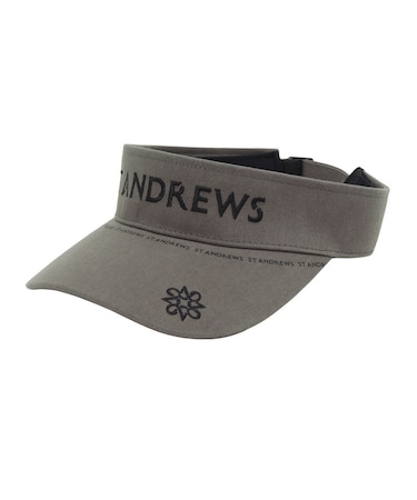 セントアンドリュース（ST.ANDREWS）帽子 ツイルロゴバイザー 042-6287854-020