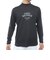 トミーヒルフィガー（TOMMY HILFIGER）ゴルフウェア ワッフル 長袖モックシャツ THMA655-BLK