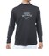 トミーヒルフィガー（TOMMY HILFIGER）ゴルフウェア ワッフル 長袖モックシャツ THMA655-BLK
