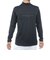 トミーヒルフィガー（TOMMY HILFIGER）ゴルフウェア ベア天 長袖モックシャツ THMA664-BLK