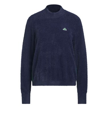 アディダス（adidas）ゴルフウェア スリーストライプス ヘアリー セーター CH341-KG2209 NVY