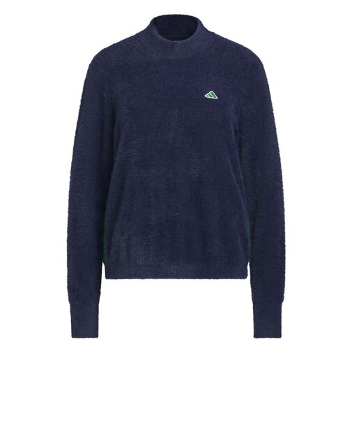 アディダス（adidas）ゴルフウェア スリーストライプス ヘアリー セーター CH341-KG2209 NVY