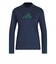 アディダス（adidas）ゴルフウェア スリーストライプス モックネック 長袖シャツ WX566-KG2175 NVY