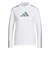 アディダス（adidas）ゴルフウェア スリーストライプス モックネック 長袖シャツ WX566-KG0172 WH