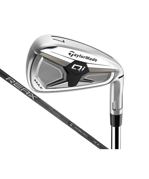 テーラーメイド（TAYLORMADE）Qi MAX アイアンセット 6本(6I～9I PW AW)REAX 75