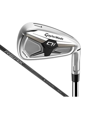 テーラーメイド（TAYLORMADE）Qi MAX アイアンセット 6本(6I～9I PW AW)REAX 65