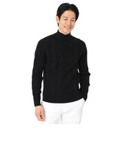 キャロウェイ(CALLAWAY)ゴルフウェア 変形リブハイネック長袖ニット C26218103-1010