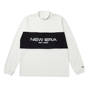 ニューエラ（NEW ERA）ゴルフウェア パフォーマンス ハニカム パネル 長袖モックネックTシャツ 15129469