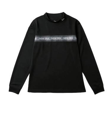 ニューエラ（NEW ERA）ゴルフウェア ロゴストライプ 長袖モックネックTシャツ 15129405