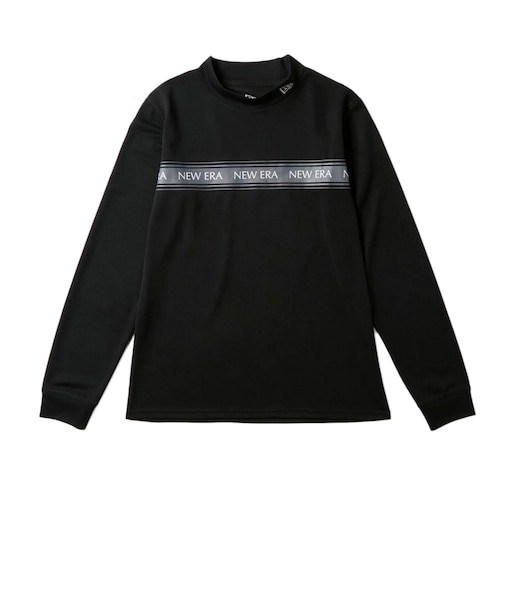 ニューエラ（NEW ERA）ゴルフウェア ロゴストライプ 長袖モックネックTシャツ 15129405