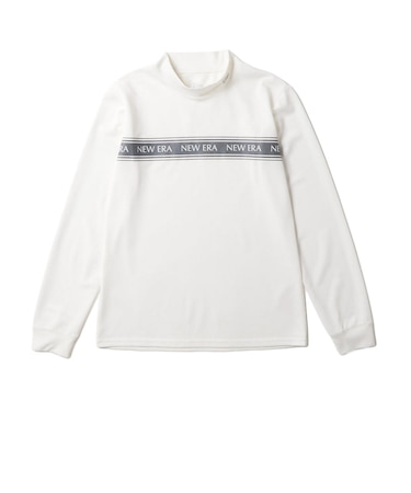 ニューエラ（NEW ERA）ゴルフウェア ロゴストライプ 長袖モックネックTシャツ 15129404