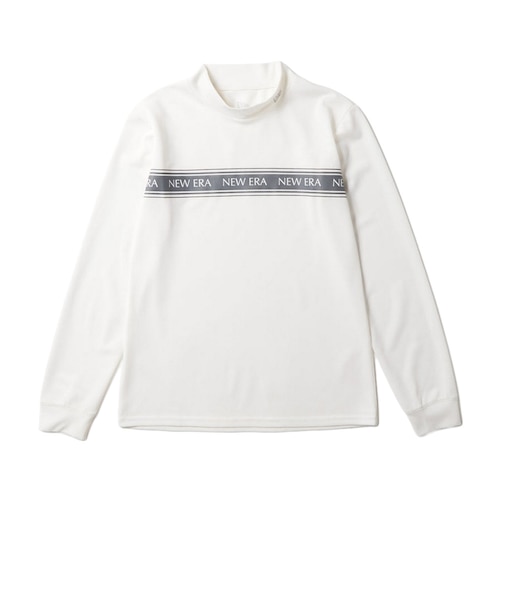 ニューエラ（NEW ERA）ゴルフウェア ロゴストライプ 長袖モックネックTシャツ 15129404