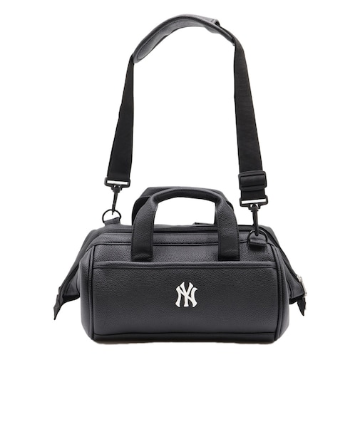 エムエルビー（MLB）ゴルフ イーカム ヤンキースシボ生地ボストンバッグ YK-BSTM06/BKxWH
