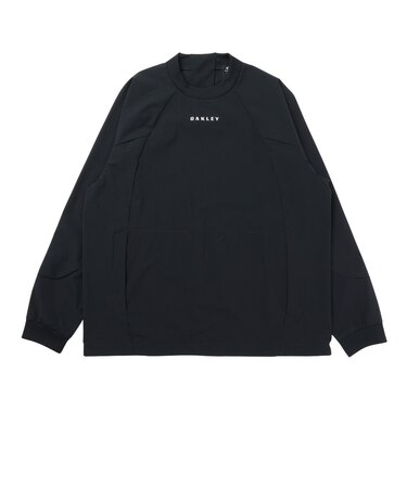 オークリー（OAKLEY）ゴルフウェア 防風 撥水 UNDULAT 長袖 クルーネック ジャケット FOA409417-021
