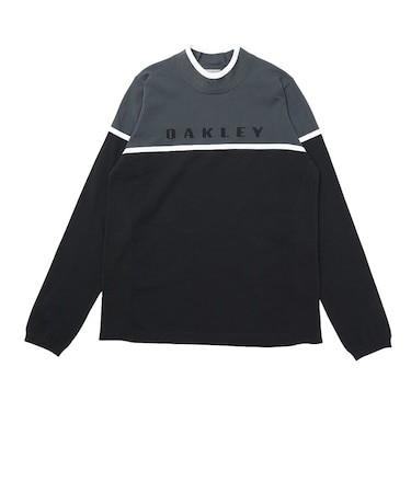 オークリー（OAKLEY）ゴルフウェア 吸汗速乾 接触冷感 ストレッチ ELEVATE 長袖モックセーター FOA500997-021
