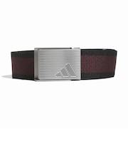 アディダス（adidas）リバーシブル ストライプ ウェビングベルト KVM08-KQ7728 BK/DR