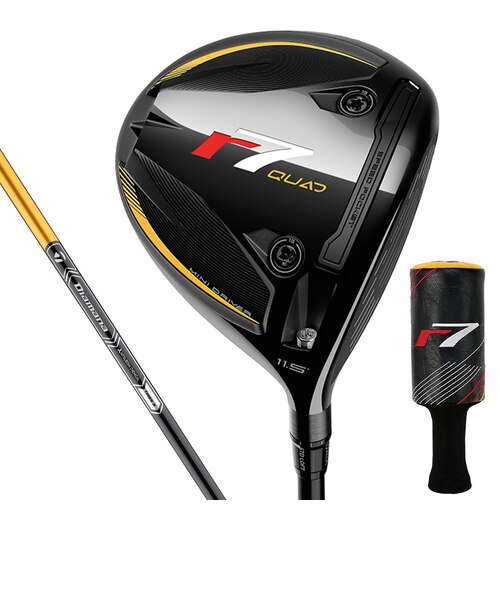 TaylorMade r7 ドライバー Diamana TM55 S テーラーメイド（TAYLORMADE）アールセブン クアッド ミニ ドライバー