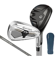 テーラーメイド（TAYLORMADE）Qi MAX LITE アイアン レスキュー コンボセット 6本(6H 7I～9I PW AW)REAX 45