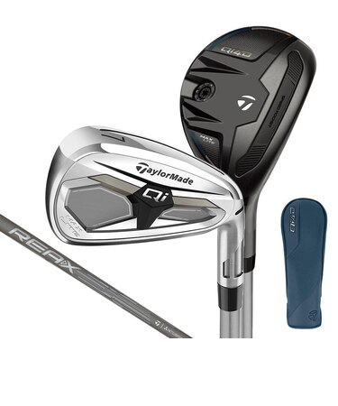 テーラーメイド（TAYLORMADE）Qi MAX LITE アイアン レスキュー コンボセット 6本(6H 7I～9I PW AW)REAX 45