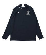 ルコックスポルティフ(lecoqsportif)ゴルフウェア フロントデザイン長袖モックネックシャツ LG6FLS50M NV00