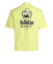 アディダス（adidas）モックネック ゴルフ 半袖 CHIP バックグラフィック モック OGH74-KM0760 YEL