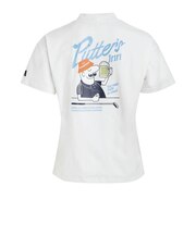 アディダス（adidas）モックネック ゴルフ 半袖 CHIP バックグラフィック モックネック 半袖シャツ OGH85-KM0832 WH