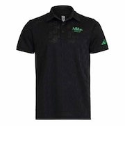 アディダス（adidas）ゴルフウェア CHIP ジャガード 半袖ポロシャツ OGH78-KM0775 BLK