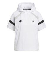 アディダス（adidas）ゴルフウェア ハーフジップ SSウィンドウ QD442-KG0144 WH
