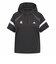 アディダス（adidas）ゴルフウェア アウター 防風 ハーフジップ フード付きアノラックジャケット QD442-KG0145 BLK