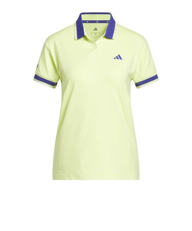 アディダス（adidas）ゴルフウェア クライマクール フラットニットカラー半袖ポロシャツ CT770-KG2196 YEL