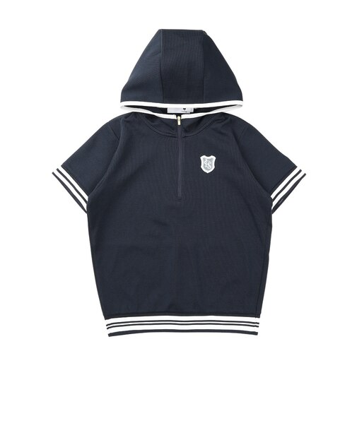 ルコックスポルティフ（lecoqsportif）ゴルフウェア 吸汗 半袖スウェット フーディ LG6FSW80L NV00