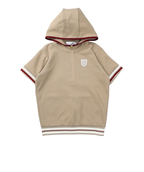 ルコックスポルティフ（lecoqsportif）ゴルフウェア 吸汗 半袖スウェット フーディ LG6FSW80L BG00