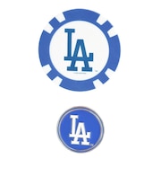 エムエルビー（MLB）ゴルフ MLBマグネットマーカー ロサンゼルス・ドジャース LA-MGN01/BLUE