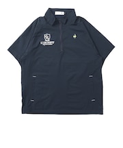 ルコックスポルティフ（lecoqsportif）ゴルフウェア 小雨対策はっ水ストレッチ半袖ブルゾン LG6FWB80M NV00
