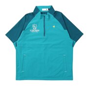 ルコックスポルティフ(lecoqsportif)ゴルフウェア 小雨対策はっ水ストレッチ半袖ブルゾン LG6FWB80M BL00