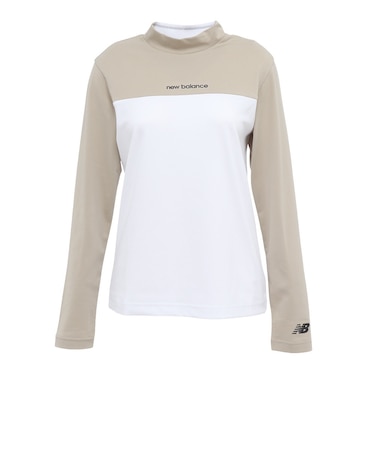 ニューバランス（new balance）ゴルフウェア 長袖 モックネック プルオーバー 012-6267503-042