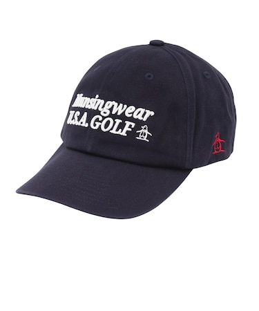 マンシングウエア（MUNSINGWEAR）帽子 ロゴデザインキャップ MG6FCP00M NV00