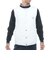 ゴルフウェア ノーカラー 中綿ベスト THMA674-WHT