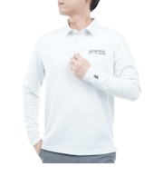 アドミラル ゴルフ（Admiral GOLF）ゴルフウェア 速ポカ 長袖シャツ ADMA678-WHT