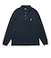 マンシングウエア（MUNSINGWEAR）ゴルフウェア リンクスジャカード長袖ポロシャツ MG6FLS33M NV00