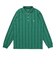 マンシングウエア（MUNSINGWEAR）ゴルフウェア ペンギンストライプジャガード長袖ポロシャツ MG6FLS48M GR00
