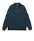 マンシングウエア（MUNSINGWEAR）ゴルフウェア ペンギンストライプジャガード長袖ポロシャツ MG6FLS48M NV00