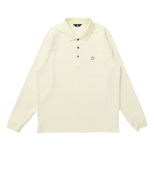 マンシングウエア（MUNSINGWEAR）ゴルフウェア リンクスジャカード長袖